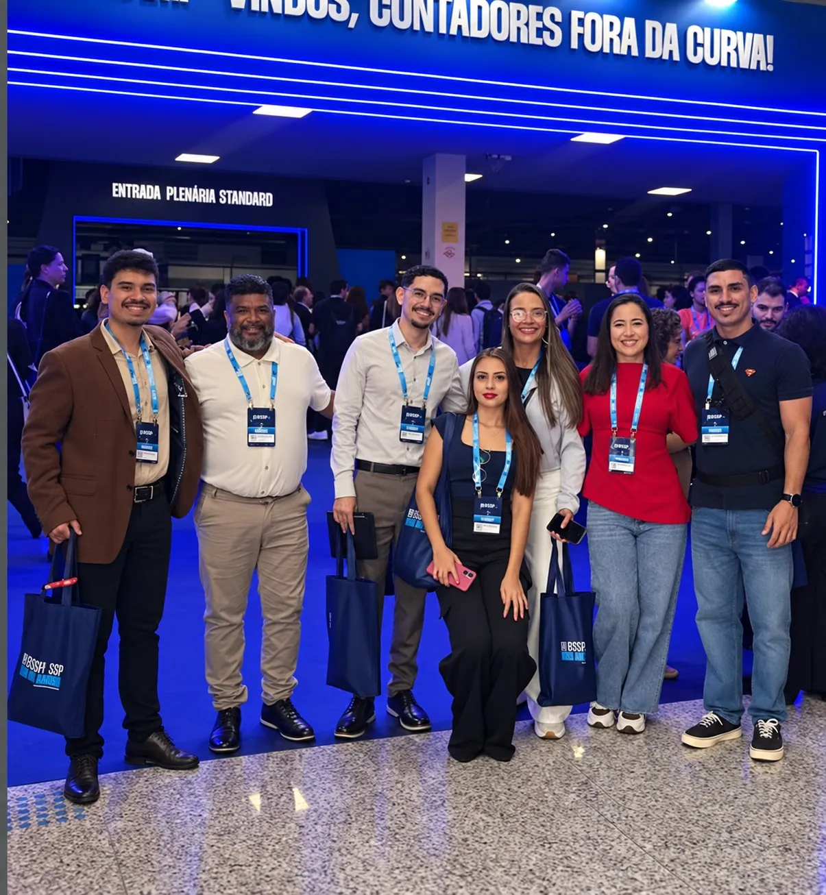 Equipe da Meu Contador em eventos e plenárias corporativas